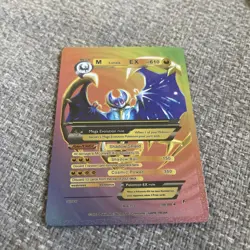 Mega Lunaia Ex Rainbow Foil Fan Art Display Card Hp610 NM - Image 1