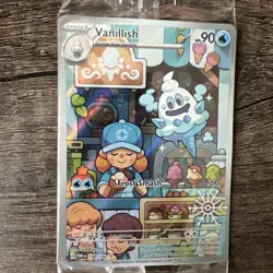 Vanillish 190/182 Holiday Calendar Illustration Rare Pokemon Card - Image 1