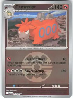 CAMERUPT (QUICK BALL) 028/217 - POKEMON ASCENDED HEROES - NM UNCOMMON - Image 1