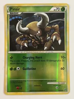 Pinsir 32/90 Reverse Holo Undaunted Pokemon Card LP/NM - Image 1