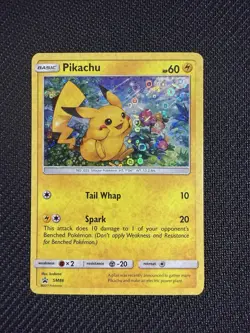 The Pokemon Company Pikachu SM86 SM Promo Holo Basic 60 HP English 2017 - Image 1
