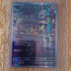 The Pokemon Company Pikachu 173/165 SV 151 Illustration Rare Holo Full Art - Image 1