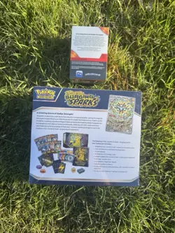 Pokemon SV08 Surging Sparks ETB & Booster Bundle Factory Sealed New - Image 2