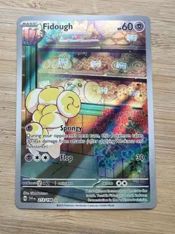 The Pokemon Company Fidough 213/198 SV01 Full Art Holo Illustration Rare NM - Image 1