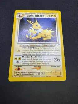 Pokemon TCG Light Jolteon 48/105 Neo Destiny Unlimited Regular Uncommon LP+/NM - Image 3