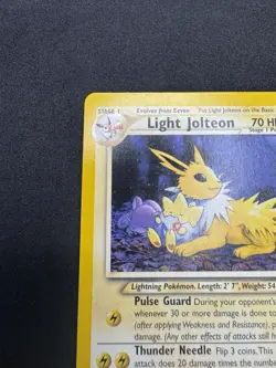 Pokemon TCG Light Jolteon 48/105 Neo Destiny Unlimited Regular Uncommon LP+/NM - Image 4