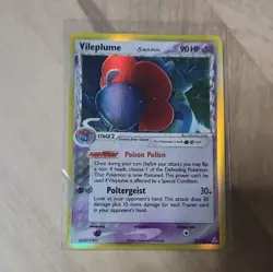 Pokemon Vileplume Delta Species Holon Phantoms Holo Rare 17/110 90 HP Poltergei… - Image 1