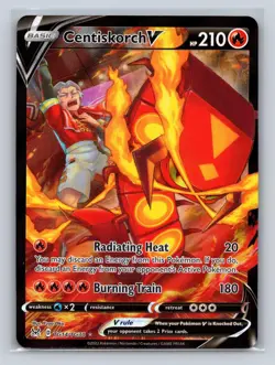 Centiskorch V TG14/TG30 Holo V Rare Lost Origin Trainer Gallery Pokemon NM - Image 1