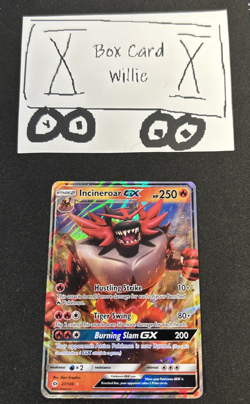 Incineroar GX 27/149 Sun & Moon Holo Rare Full Art Pokemon Card LP - Image 1