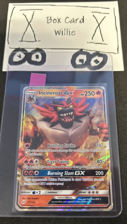 Incineroar GX 27/149 Sun & Moon Holo Rare Full Art Pokemon Card LP - Image 3
