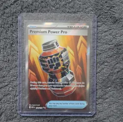 Pokemon Premium PowerPro 174/132 Me01 Full Art Holo Ultra Rare Trainer - Image 1