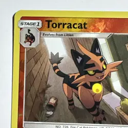 Torracat 21/181 Reverse Holo Card Team Up Pokemon TCG NM/LP - Image 3