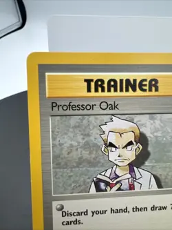 Professor Oak - Trainer - Base Set - Pokemon Card Game TCG - LP - Image 2
