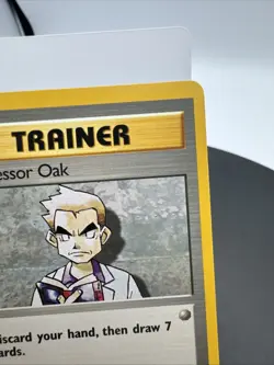 Professor Oak - Trainer - Base Set - Pokemon Card Game TCG - LP - Image 3