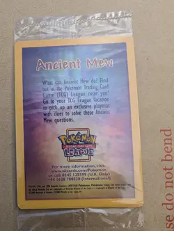 Pokemon Ancient Mew Holo TCG Card 2000 Movie Promo, Brand New, Sealed - Image 2