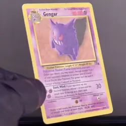 Pokemon Gengar 20/62 Fossil Rare Non Holo MP Vintage WOTC 1999 - Image 3