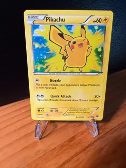 2014 Pokemon PIKACHU #42/146 XY Unlimited Cosmos Holo Common English NM - Image 1
