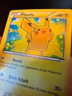2014 Pokemon PIKACHU #42/146 XY Unlimited Cosmos Holo Common English NM - Image 3