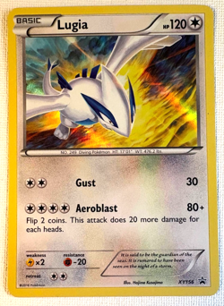 Lugia Pokemon XY Promos XY156 Black Star Holo NM/LP @2016 Pokemon - Image 1