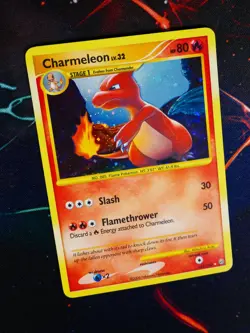 MP Pokemon CHARMELEON Card STORMFRONT Set 102/100 Holo Foil Secret Rare 2008 - Image 1
