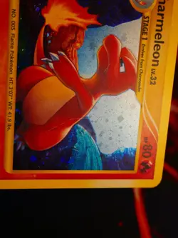MP Pokemon CHARMELEON Card STORMFRONT Set 102/100 Holo Foil Secret Rare 2008 - Image 4