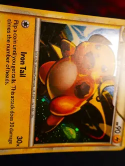 LP Pokemon (Holo) RAICHU Card HS TRAINER KIT Set 30/30 HGSS Foil Half Deck#5 - Image 2