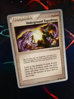 LP/NM Pokemon (World Championship)UNDERGROUND EXPEDITION Card SKYRIDGE 140/144#4 - Image 1