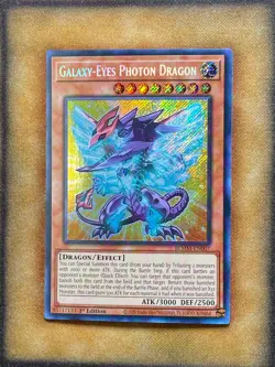 Yugioh Galaxy-Eyes Photon Dragon BLMM-EN007 Secret Rare 1st Ed NM - Image 1