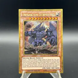 Yu-Gi-Oh! TCG Obelisk The Tormentor MVPC-EN001 Gold Secret Rare Limited Edition - Image 1