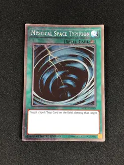 YUGIOH MYSTICAL SPACE TYPHOON NKRT-EN040 PLAT PLAY/EDGEWARE - Image 1