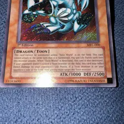 Blue-Eyes Toon Dragon MRL-000 Magic Ruler 1st Edition - Image 4