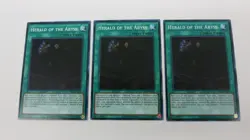 3x HERALD OF THE ABYSS SPELL UNLIMITED OP22-EN025 COMMON YUGIOH PACK FRESH - Image 1