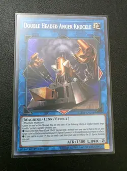 Double Headed Anger Knuckle BLHR-EN048 Secret Rare 1st Edition NM Yugioh - Image 1