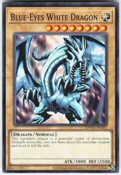 Blue-Eyes White Dragon (SDWD-EN001) SDWD-EN001 Structure Deck Yu-Gi-Oh Unlim NM - Image 1