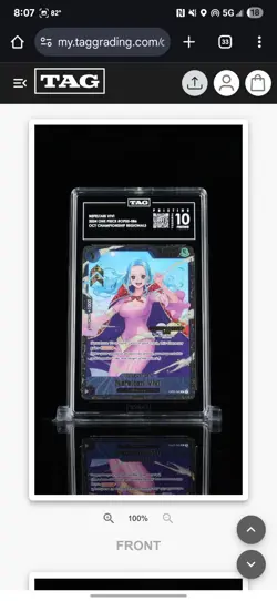 2024 One Piece Nefeltari Vivi Championship Top Prize TAG Pristine 10 - Image 4