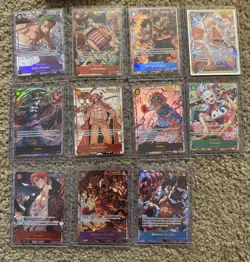 ONE PIECE TCG Lot 98 Cards: L, R, SR, TR,SEC, AA Variety Of Sets! NM/M 50+ AA - Image 3