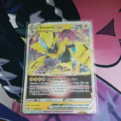 Zeraora VStar 055/159 Ultra Rare Crown Zenith Pokemon Card NM - Image 1