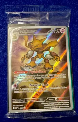 Pokemon TCG SV: Scarlet & Violet Promo Cards #009 Alakazam SEALED - Image 1