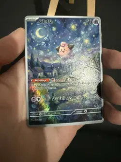 Cleffa Snorlax Mimikyu Hoothoot Pokemon Card Display Art Card - Image 2