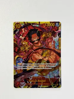 One Piece TCG Gol.D.Roger SEC OP09-118 Emperors in the New World Bandai NM Card! - Image 1