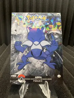 Abra #63 - Cracked Ice Holo - Crystal Dark Black 2025 - Pokemon Card - Image 1