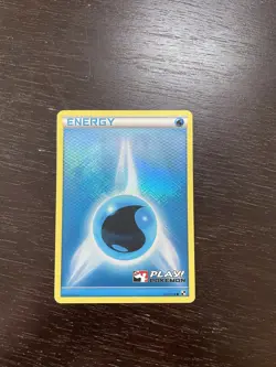 Pokemon TCG Water Energy 107/114 (Play! Pokemon) - League Championship Cards - Image 1