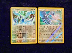 Lugia Reverse Holo Lot Team Up 131/181 & Darkness Ablaze 140/189 Pokemon Card LP - Image 4