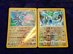 Lugia Reverse Holo Lot Team Up 131/181 & Darkness Ablaze 140/189 Pokemon Card LP - Image 5