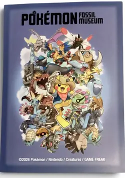 4 Pokemon Fossil Museum Individual Card Sleeve Pokemon Center New 2026 - Image 2