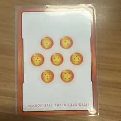 Dragon Ball Fusion World Card Game Son Goku Energy Marker Foil E-84 - Image 2