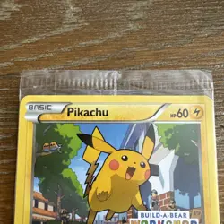 Pikachu Promo Card 20/108 Sealed Build a Bear Workshop Stamped Mint Condition - Image 2