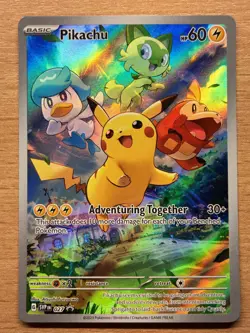 Pikachu 027 Sv: Scarlet & Violet Promo Cards Holo Near Mint - Image 1