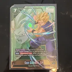 Bandai Son Gohan: SH FB07-057 Dragon Ball Super Card Game Super Combo UC Foil - Image 1