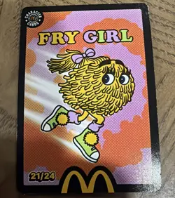 Mcdonalds 2026 Trading Card Game (TCG) - Fry Girl 21/24 Unredeemed - Image 1